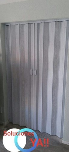 Imagen 2 de 9 de Puerta Plegable Rústico 3d Vista Y Tacto 1x2.1 Madera Piedra