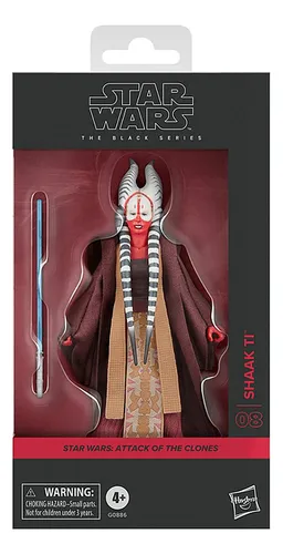 Shaak Ti Star Wars Attack Clones Black Series Hasbro Muñeca