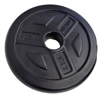 Comprar Disco 1,25 Kg Pesas Liso Pvc Gym Fitness 30mm Fitness Svg Color Negro