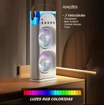 Comprar Ar Condicionado Portatil Com Controle Remoto Mini Ar Condicionado Climatizador Duplo Ventilador Duplo Umidificador De Mesa Climatizador Ventilador Bivolt 3 Velocidades Climatizador Com Controle Remoto