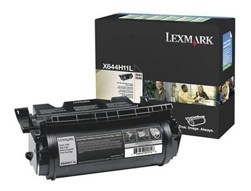 Cartucho Original De Tóner Negro Lexmark X644h11l P-21000 