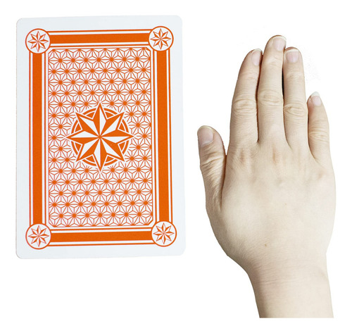 Paquete De 2 Cartas Grandes De Juego Jumbo 13 X 18 Cm