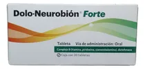 Comprar Dolo-neurobion Forte 30 Tablt Tiamina Diclofenaco Piridoxina
