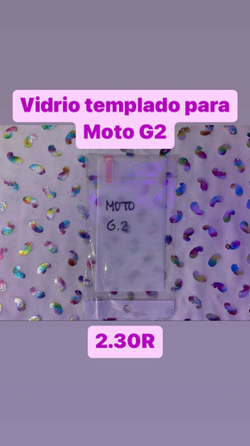 2.30 Protector Moto G2 Vidrio Templado Pantalla 