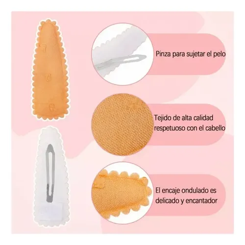 Clipes De Cabelo Jk Zx Cloth Flower Para Bebê, 20 Onças | MercadoLivre