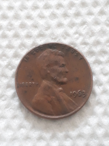 Vendo Moneda De Colección De Un Centavo De Dolar De 1963 