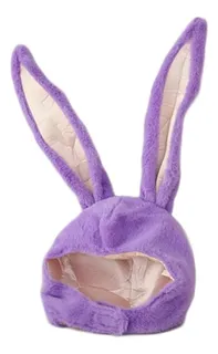 Sombrero De Peluche Con Capucha De Orejas De Conejo Largo Di