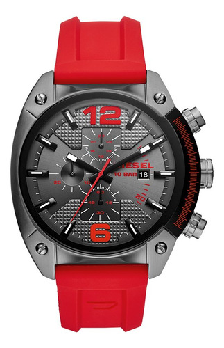 Reloj Diesel Overflow Dz4481 Cronógrafo Para Hombre Color Ro