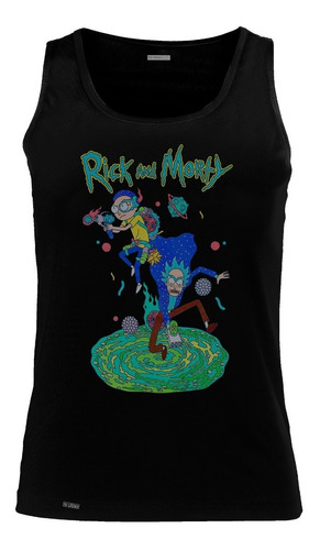 Camiseta Esqueleto Rick And Morty Planetas Serie Sbo