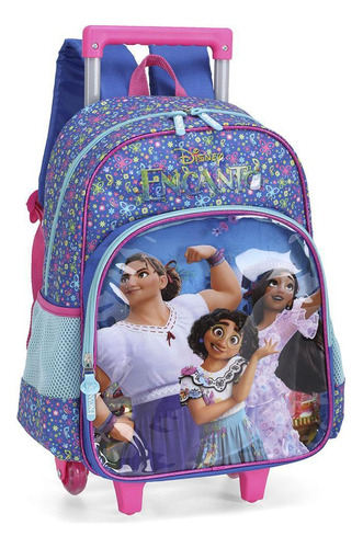 Mochila Carrinho 2 Em 1 Disney Encanto Madrigal Roxo Luxcel