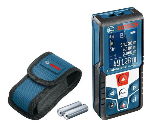 Imagen 1 de 11 de Medidor De Distancia Laser 50m Bosch Glm 50 C