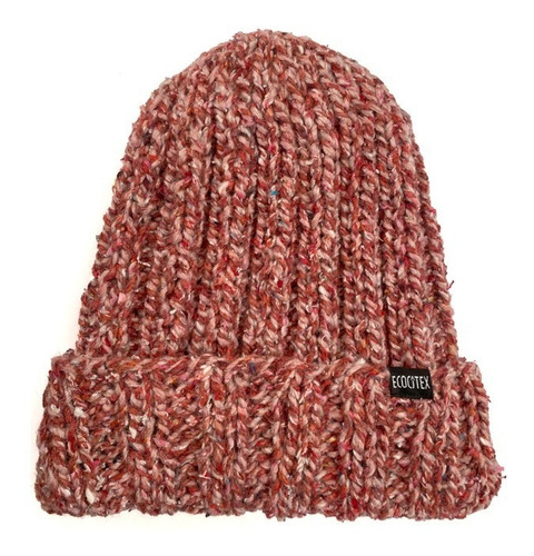 Imagen 1 de 1 de Gorro A Mano De Hilado De Ropa Reciclada Ecocitex