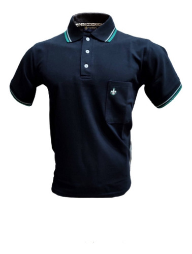 Imagen 1 de 3 de Remera Tipo Chomba Hombre Con Bolsillo Linea Náutica