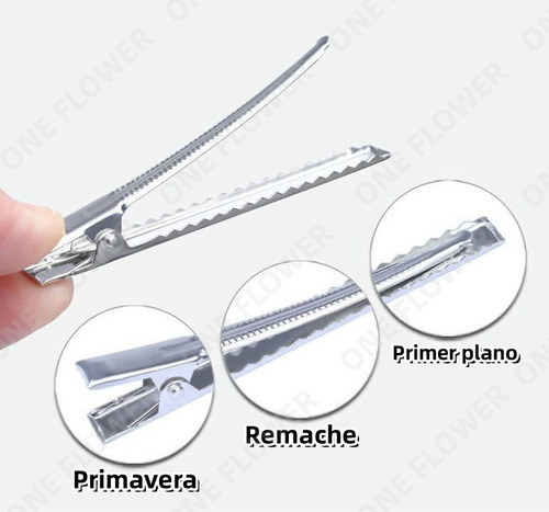 1. 100 Grampos De Cabelo De Crocodilo, Broches E Penteado De