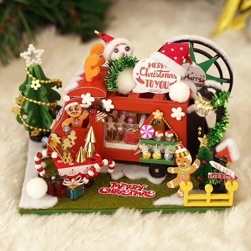 Kit De Casa De Navidad Para Hacer Tú Mismo, Diseño Nocturno