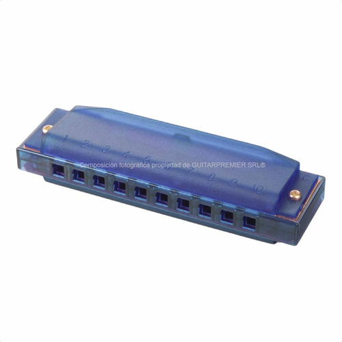 Imagen 6 de 10 de Armonica Diatonica Blusera En Do Colores Reforzada + Estuche