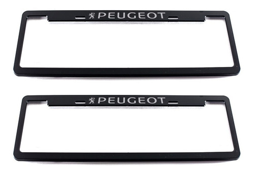 Kit 2 Cubre Patente Negrop/ Peugeot 207 206 306 406 307 407 