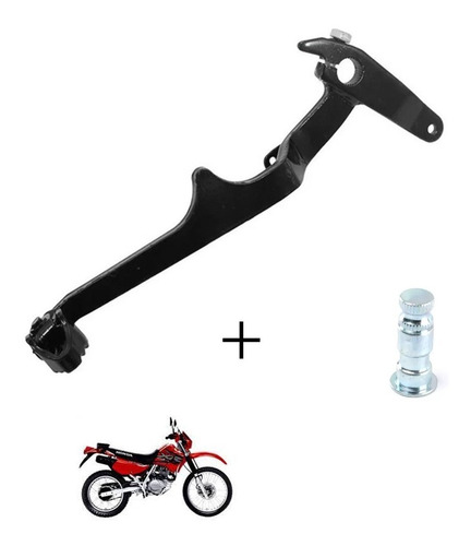 Pedal De Freio Traseiro Xr 200 Com Eixo