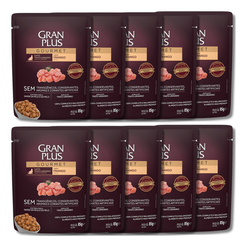 Sachê Granplus Gato Trato Urinário Sabor Frango 85g
