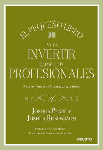 Libro El Pequeã¿o Libro Para Invertir Como Los Profesiona...