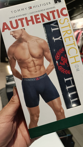 Boxer Tommy Hilfiger 1 Pieza Mod. 6650960016 Color Gris