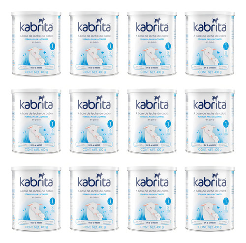 12p Formula Lactantes Polvo Kabrita Etapa 1 Leche Bebes 400g