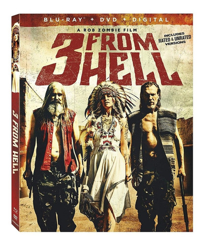 Blu Ray 3 From Hell Rob Zombie Estreno  Dvd