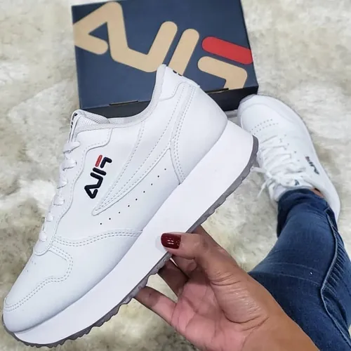 Tênis fila euro 2025 jogger wedge