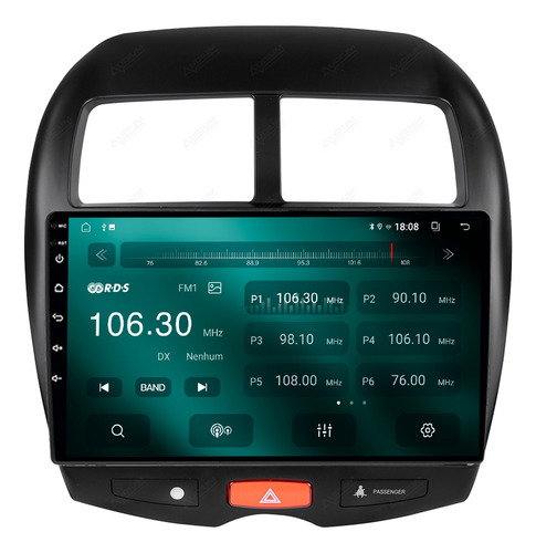 Multimidia Asx 2012 Diante Android Apps Gps Wifi + Camera Ré Cor Preto