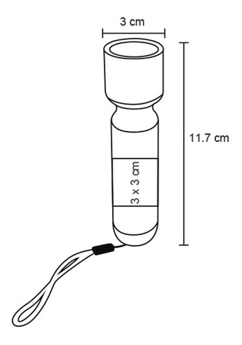 Imagen 3 de 8 de Lámpara Led De Metal Con Botón De Presión