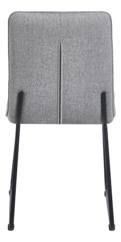 Silla Frosta Tess Thea Tapizada Nordica Con Patas De Acero Emuebles