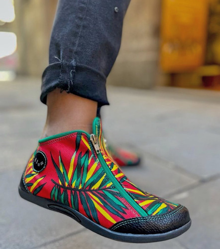 Calzado Botita De Cierre Diseño Original Zapatillas Envio