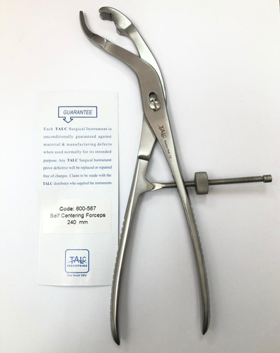 Sujetador De Huesos 240mm. (self Centering Forceps) 