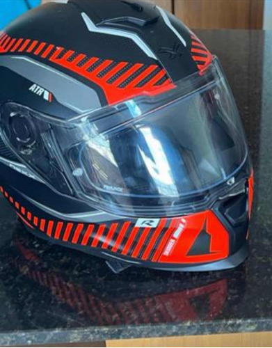 Casco Deslizante Nexx Sx.100r  Naranja/negro Talla L