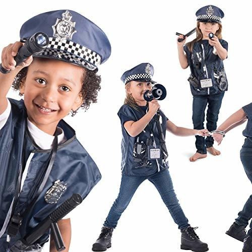 Traje De Policia De 12 Piezas Juguetes Para Bebes Con Kit De