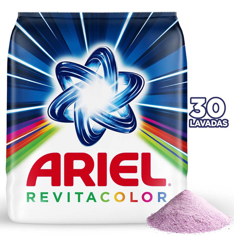 Ariel revitacolor detergente en polvo 3.7kg