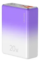 Comprar Bateria Cargador Portatil Power Bank 10000mah Usams 20w Ax ® Color Violeta