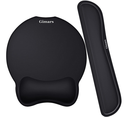 Gimars - Almohadilla Para El Mouse Ergonómica De Gel Y Fibra