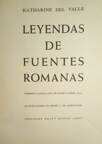  Katharine Del Valle- Leyendas D Fuentes Romanas Rubén Darío