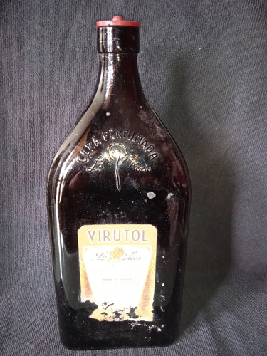 Antigua Botella Virutol Cera Perfumada La Rosa (Usado)