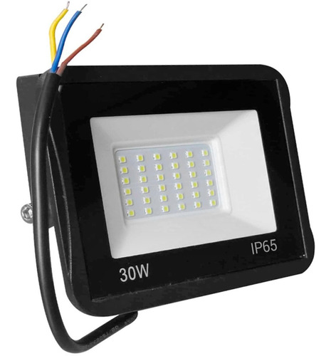 Reflector Led Exterior 30w Luz Día Fría High Power 6500k