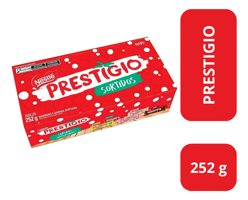 Caixa de Bombom Prestígio Sabores Sortidos 252g Nestlé