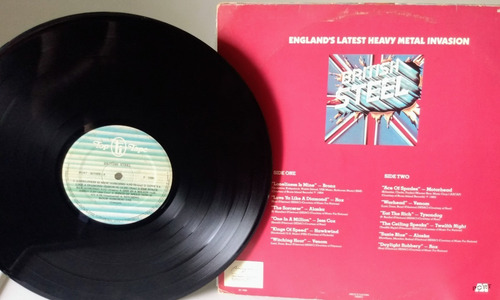 Lp - British Steel - Heavy Metal Invasion (hawkwind, Venon) (Usado)
