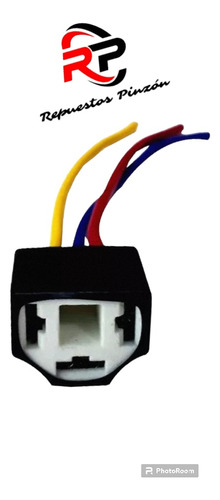 Conector Para Bombillo H4 De Porcelana Con Cubierta 