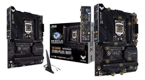 Mbo Asus Tuf Z590-plus Gaming Lga1200 Ddr4-5133 Hdmi Nuevos