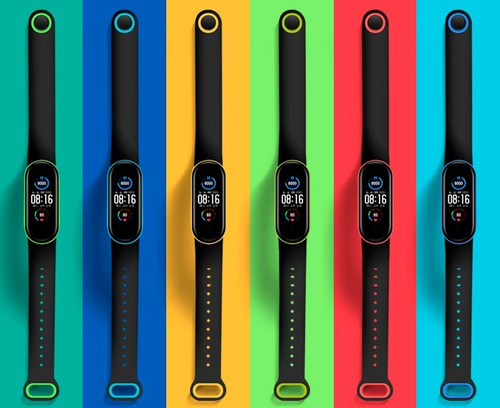 Imagen 4 de 5 de Malla De Silicona Mi Band 5 Y 6 Deportiva