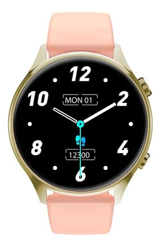 Reloj Smartwatch Mistral Smt-ts58-04 Ø47mm Malla De Silicona