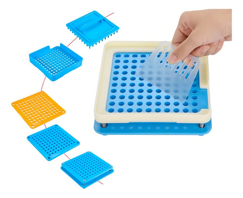 Encapsuladora Manual Nº 1 Semi Automática Em Abs 100 Cápsulas Por Ciclo