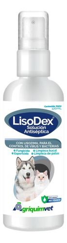 Lisodex 120ml Solución Antiséptica Bactericida Lisozima