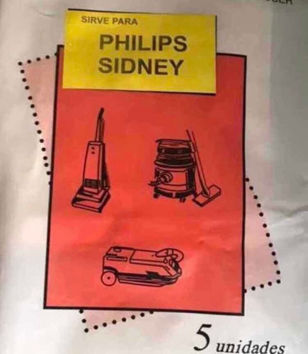 Imagen 4 de 5 de Bolsas + Filtros Aspiradora Philips Sidney Impact Mobilo